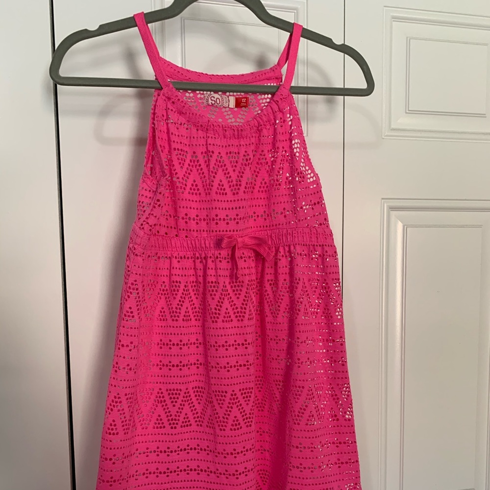 Cute and bright swim cover up size 12